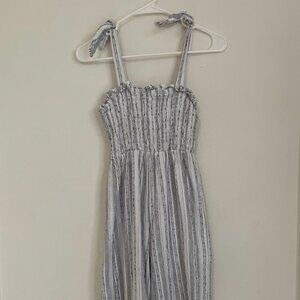 Sienna Sky Striped Smocked Jumpsuit - XS - For a good cause!